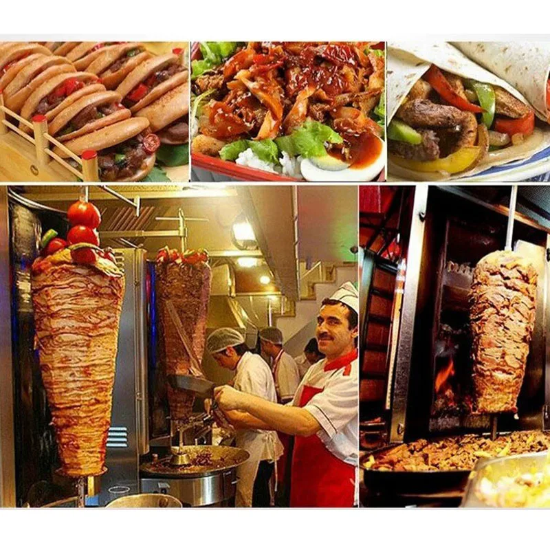 Kebab Shawarma Machine - Machine à Kebab Verticale Rotative à