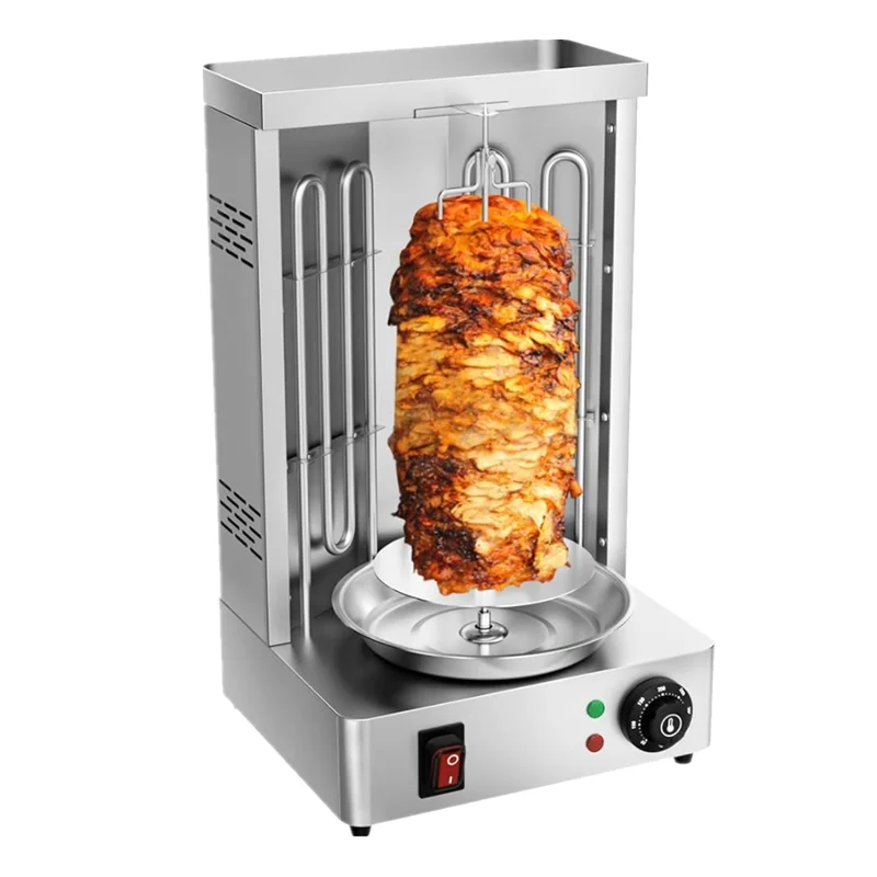 Kebab Shawarma Machine - Grill Électrique Commercial Mini Automatique pour