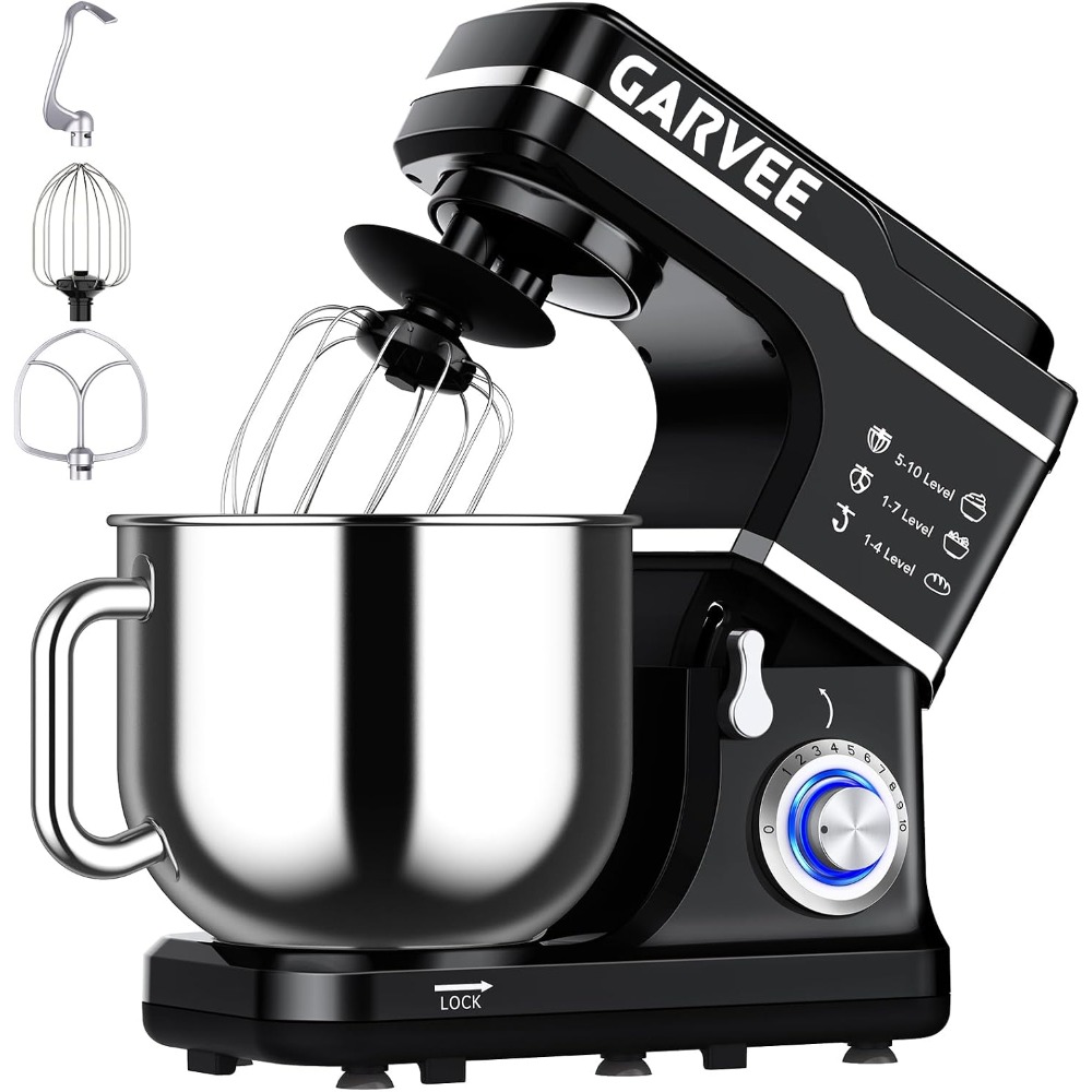 Commercial Kitchen Supplier - Batteur mélangeur Garvee 110-120V, 60Hz, 6,7L