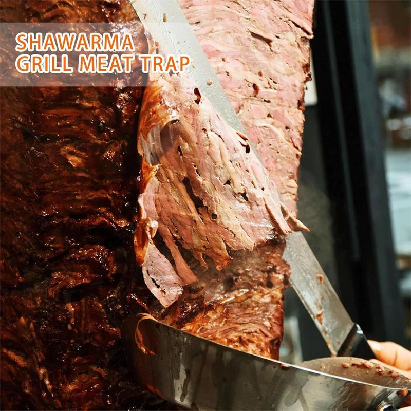 Kebab Shawarma Machine - Pelle de Barbecue portative pour attrape-viande,