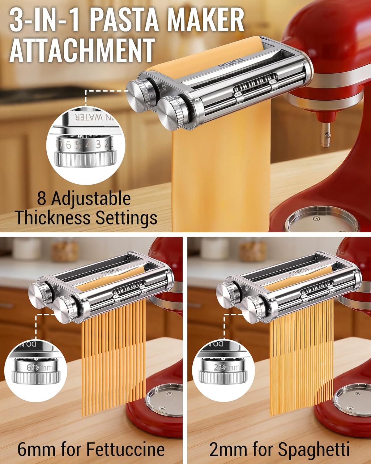 Accessoire de coupe-pâtes 3-en - Commercial Kitchen Products avis et prix