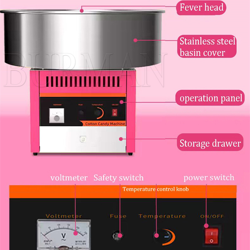 Machine à barbe à papa électri - Candy Floss Machine Commercial avis et prix